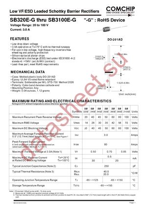 SB3100E-G datasheet  